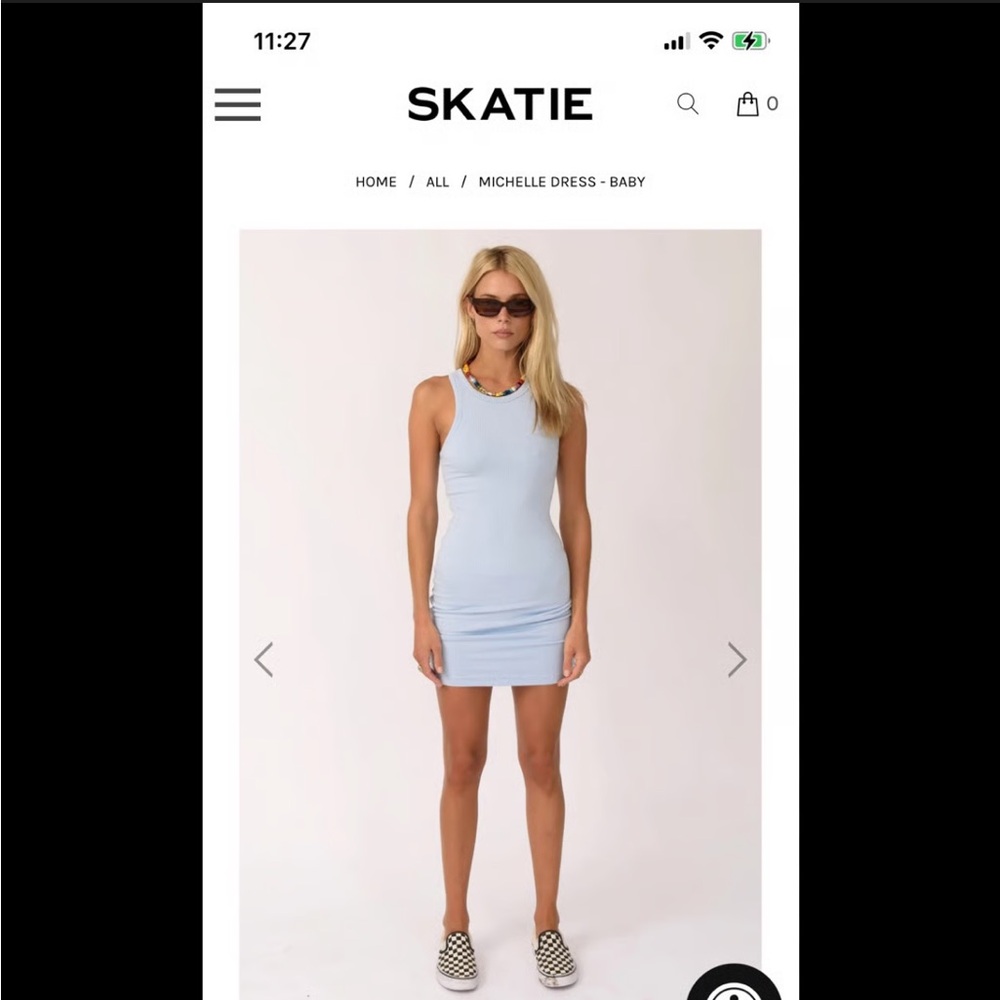 GRAY SKATIE MICHELLE DRESS